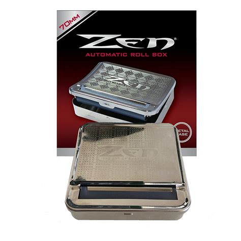 zen rolling machine metal auto box roller|zen rolling cigarette tubes.